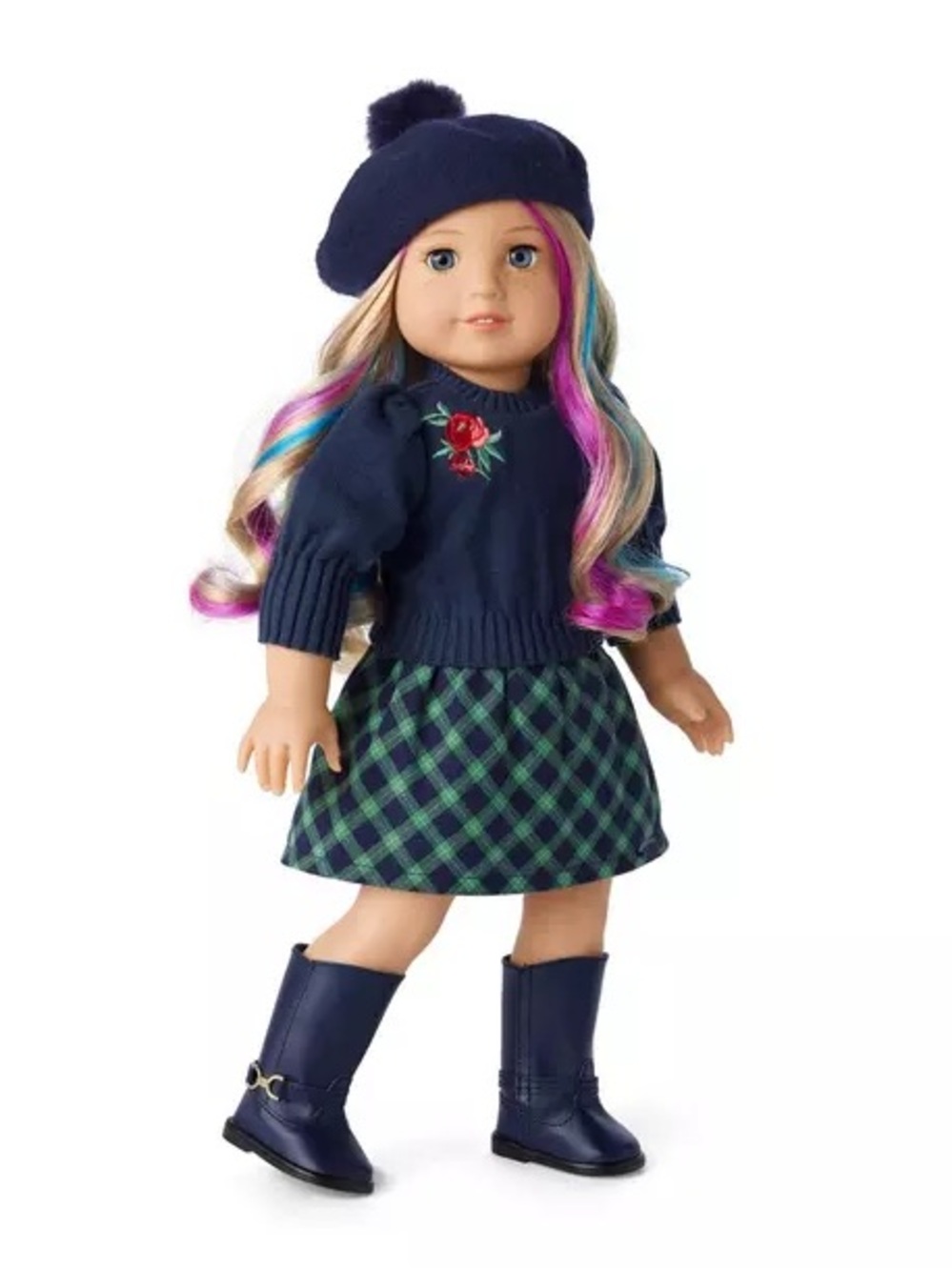 NWT American Girl Doll X Janie and Jack Tartan Plaid Party Skirt